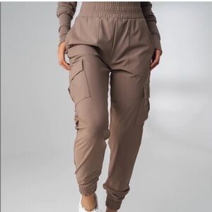 Taupe vitality swift cargo joggers